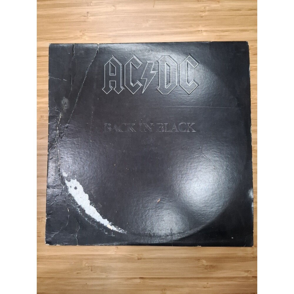 AC/DC Back in Black Vinyl LP 1980 US 1st Press Double RL Masterdisk SP 16018